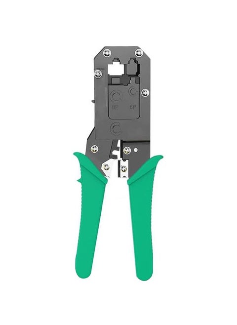 8P8C Handle Networking Crimper Pliers Tool(Green)
