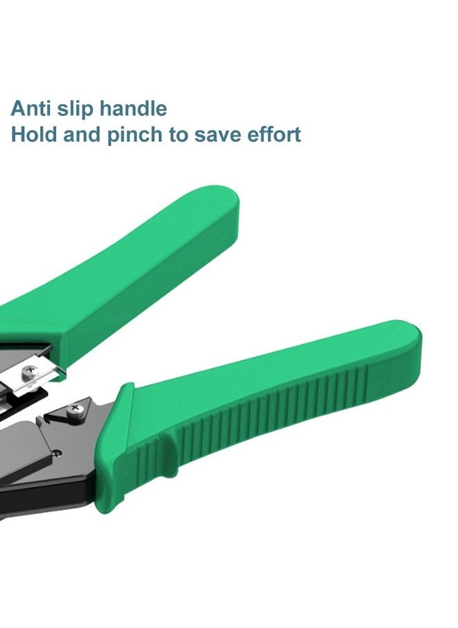 8P8C Handle Networking Crimper Pliers Tool(Green)