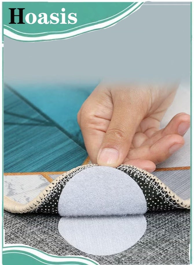 Hoasis 10pcs Anti-Slip Fixation Round Carpet Stickers For Bedsheets, Sofas, Car Cushions - Image 1