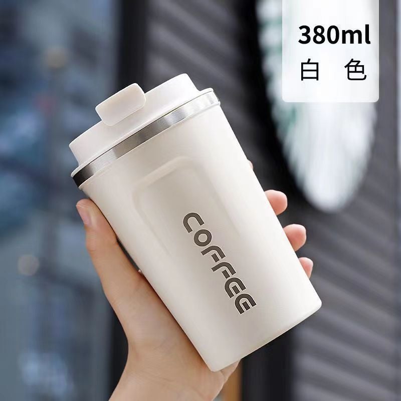 YD Cross-Border 304 Stainless Steel Second-Generation Coffee Cup - Vacuum Insulated Portable Thermos, Creative Minimalist Car Water Bottle, Wholesale - Image 1