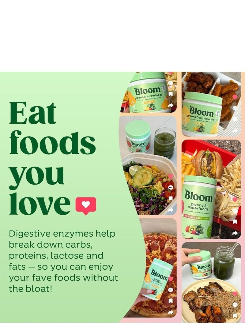 Bloom Nutrition Green Juice Powder Strawberry-Kiwi Flavor 170g - Image 4