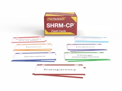 Test Prep Books SHRM CP Exam Prep Study Cards 20262027 SHRM Certification Test Prep with Practice Test Questions Full Color Cards - Image 3