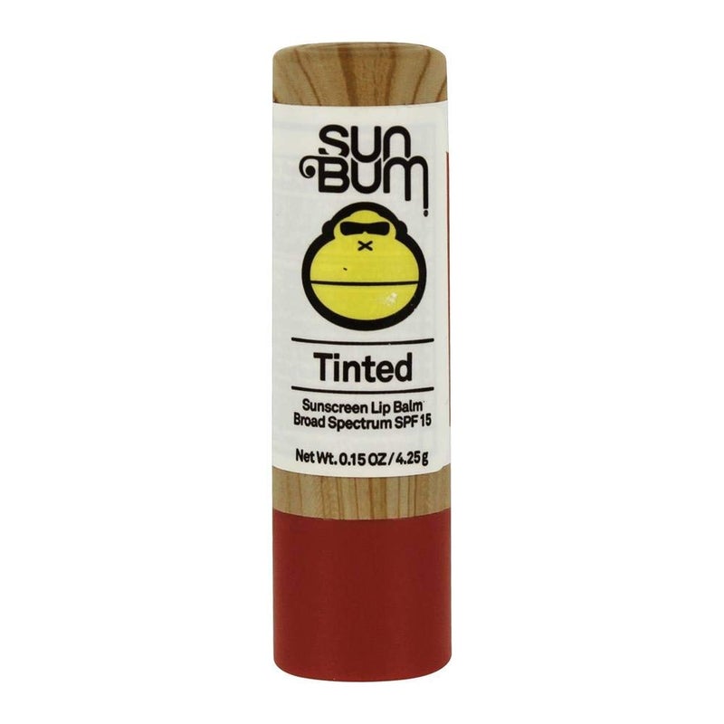 Sun Bum SPF 15 Tinted Lip Balm Sand Bar - Hawaii Act 104 Compliant (Octinoxate & Oxybenzone) - Made Without Parabens - Broad Spectrum UVA/UVB Lip Protection - 0.15 oz Stick - Image 1