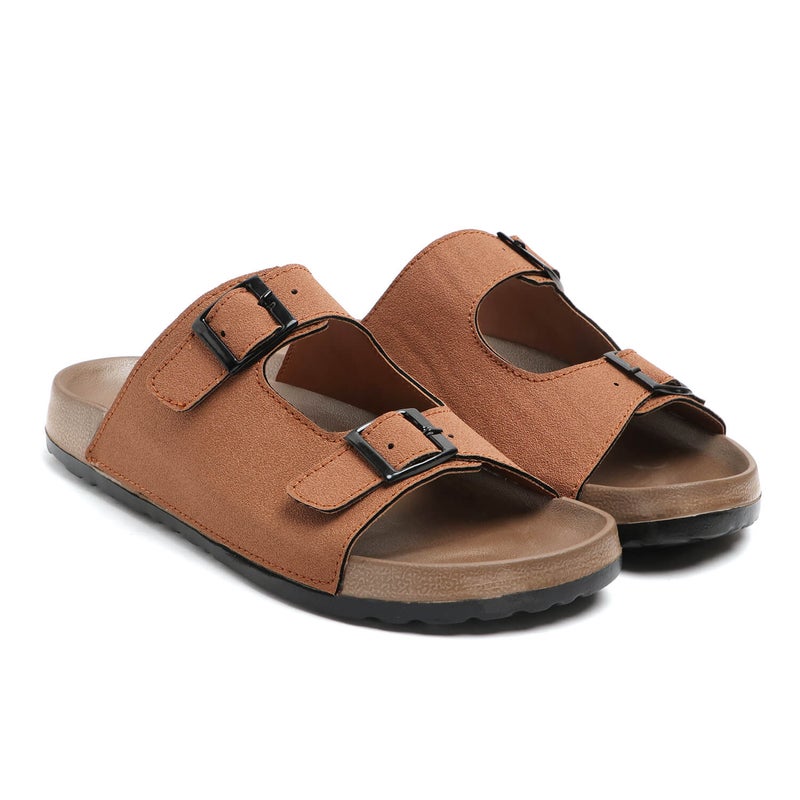 Face صنادل تان للرجال - Image 5