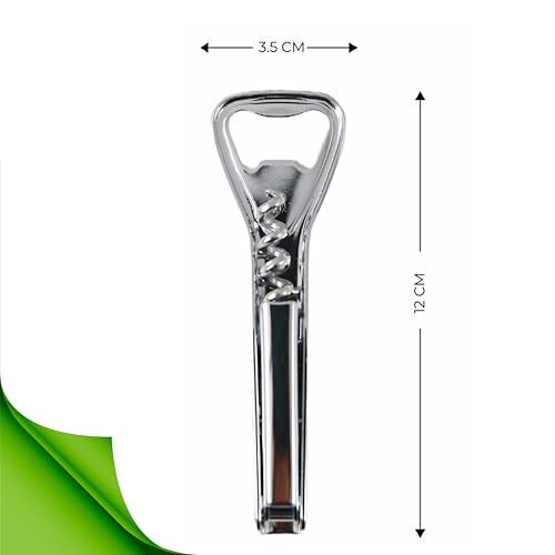 Freshome SS Bottle Opener for sodas, Cold Drinks & Beer, Bartools Bottle Can Opener 654 - Image 4