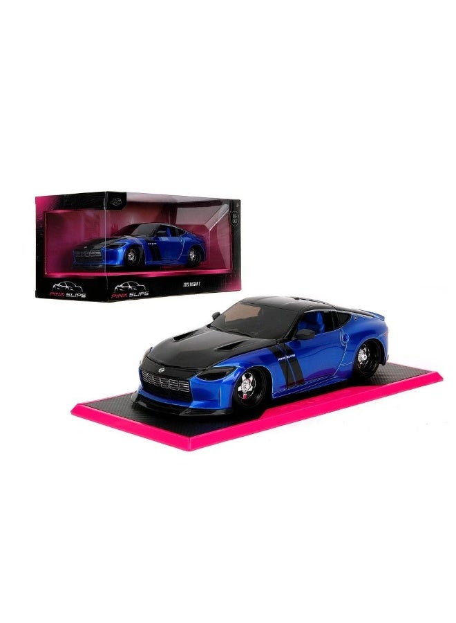 JADA Pink Slips Street Race 2023 Nissan Z Die-Cast Car (1:24, Blue) - Image 1