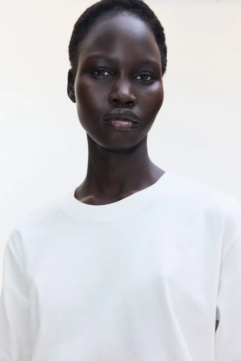 H&M Long-sleeved cotton top