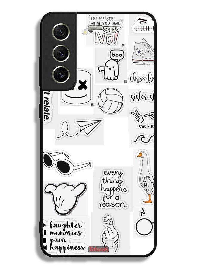Tolwak Samsung Galaxy S21 FE 5G Protective Case Cover Can Not Relate - Image 3