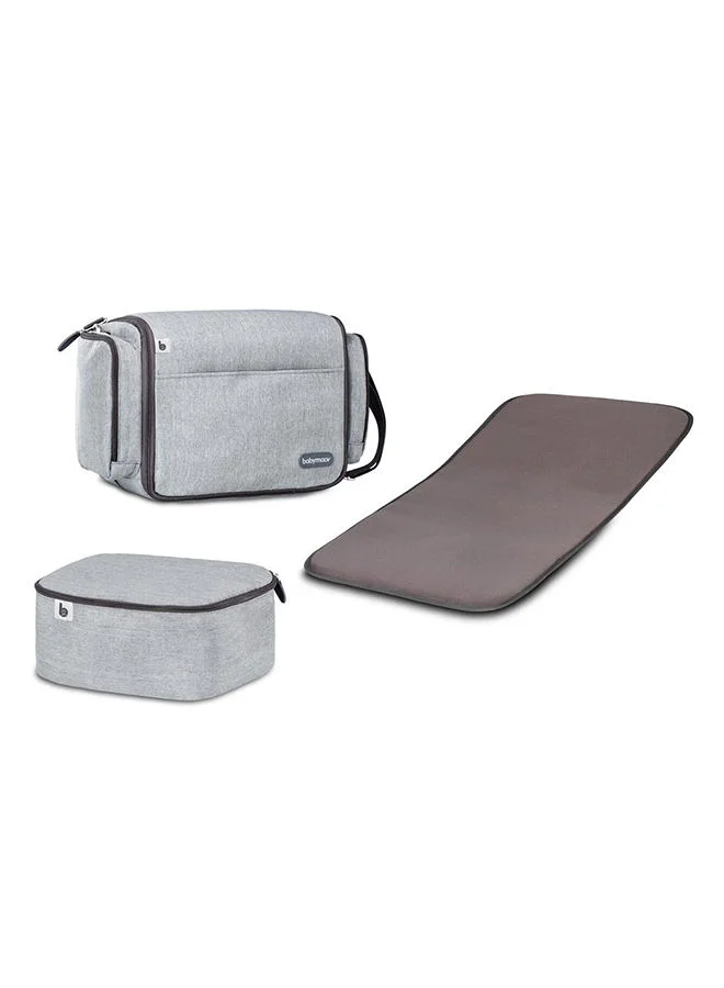 بيبي موف Travelnest Travel Cradle In Gray, Compact And Lightweight, Easy Setup, Comfortable Sleeping Surface, Breathable Fabric