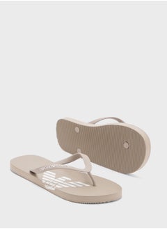 EMPORIO ARMANI Logo Beach Flip Flops  - Image 3