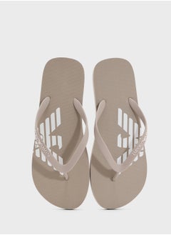 EMPORIO ARMANI Logo Beach Flip Flops  - Image 4