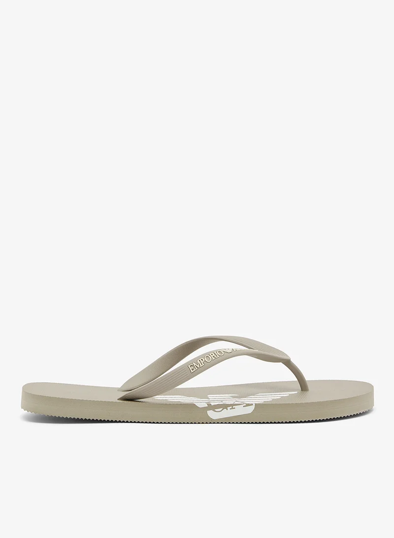 EMPORIO ARMANI Logo Beach Flip Flops