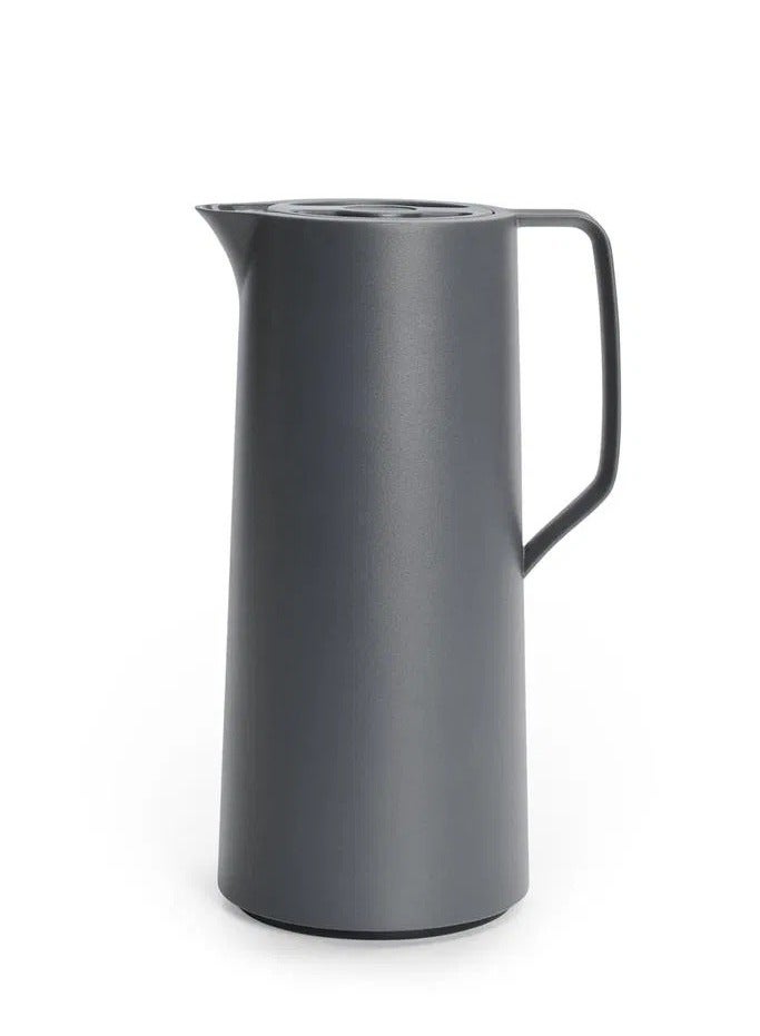 EMSA German Thermos Motiva Grey with a luxurious cylindrical design, 1 liter capacity - Image 3