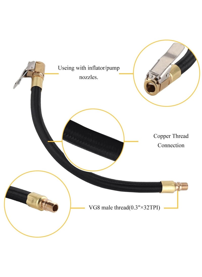 LIMOS Tire Inflator Extension Tube Tyre Pump Quick Inflation Chuck Adapter Hose High-pressure Tube Car Motorcycle Maintenance Accessories  - Image 3