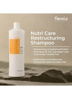 FANOLA Fanola Nutricare Restructuring Shampoo 1 L  - Image 5