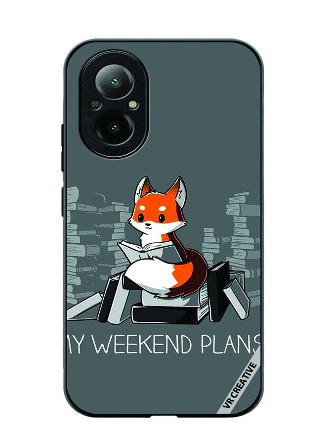 VR CREATIVE Protective Case Cover For Realme C67 4G My Weekend Plans Design Multicolour - Image 1