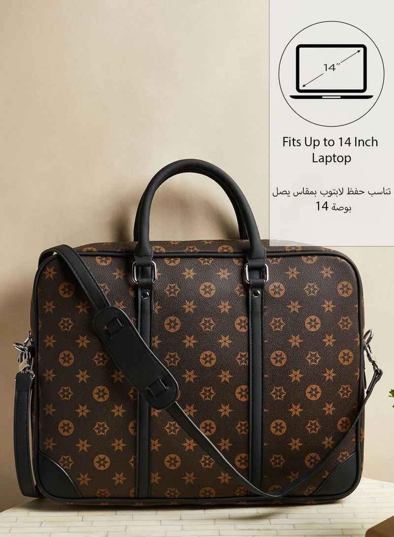 Robert Wood Premium Printed Laptop Bag