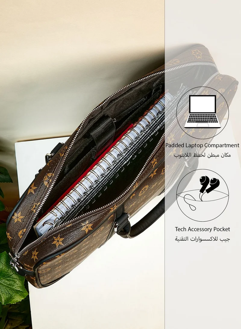 Robert Wood Premium Printed Laptop Bag