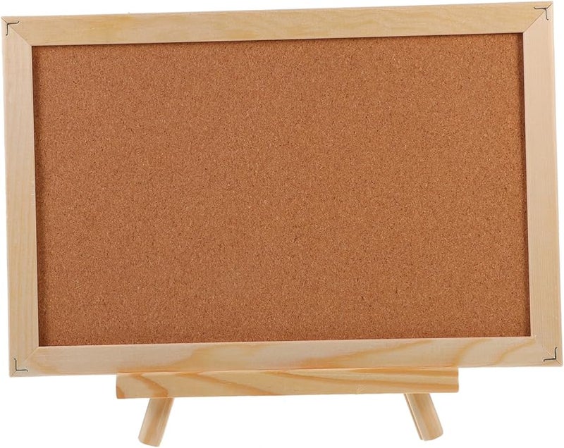 Angoily Double Sided Cork Memo Board with Frame for Home Office Classroom Photo Display - Image 1