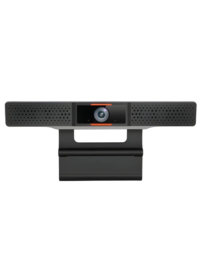 UT700 1080P Webcam - Auto Focus - Built-in Microphone - USB 2.0 - Support MJPG and YUY2 - Suitable for Meetings, Teaching and Live Broadcasting - 2m Cable - Black - Image 1