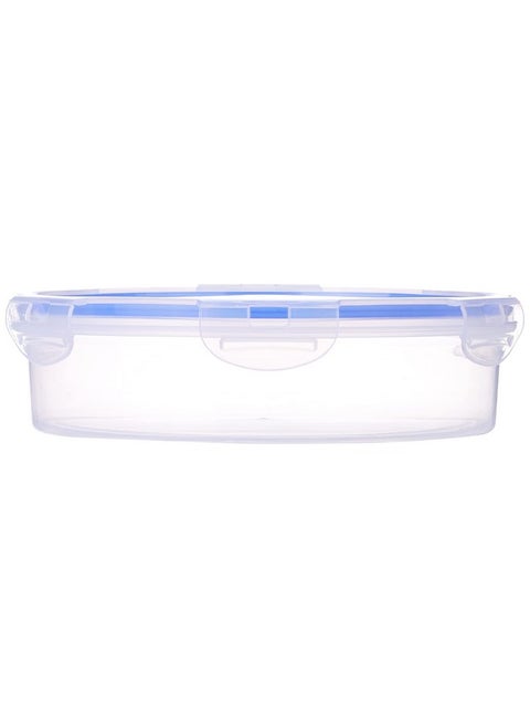 Aristo Lock & Fresh 1000 Plastic Storage Container For Storing grains, pulses, rice, wheat etc - 1300 ML, Transparent Clear (22 (D) x 6.5 CM)
