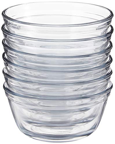 Anchor Hocking Anchor Hocking Glass Food Prep and Mixing Bowls 1 Quart Set of 6 Clear 81573L11 