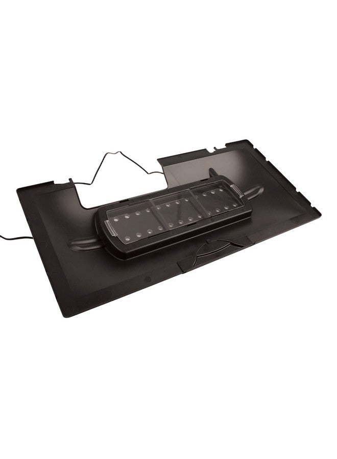 مارين لاند غطاء إضاءة LED لأحواض السمك، 20 بوصة × 10 بوصة، إضاءة طبيعية لامعة مع تأثير إضاءة ليلية - Image 5