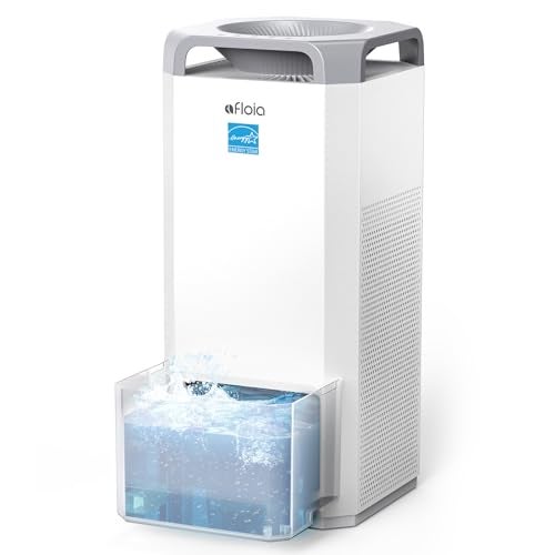 Afloia Humidifier for Bedroom Large Room - Mist Free Evaporative 2 in 1 Humidifier and Air Purifier in One Combo for Home with Top Fill 5L Tank/Humidity&Air Quality Sensor/2-24H Timer - Image 1