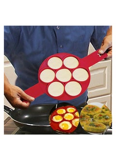 Generic Non stick Silicone Pancake Maker Mold Flipping Ring Fried Eggs Baking Ring Mould  - Image 4