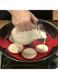 Generic Non stick Silicone Pancake Maker Mold Flipping Ring Fried Eggs Baking Ring Mould  - Image 5