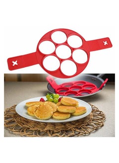 Generic Non stick Silicone Pancake Maker Mold Flipping Ring Fried Eggs Baking Ring Mould  - Image 2