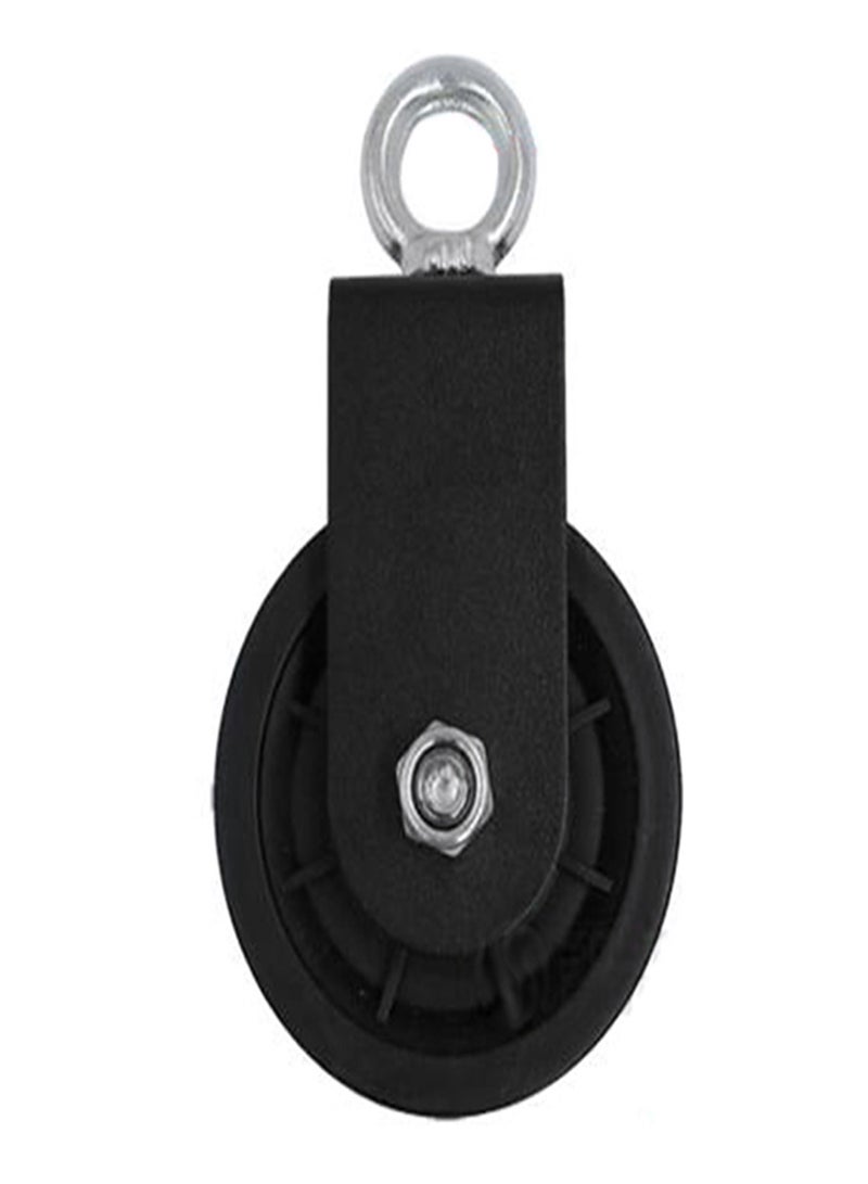 Generic Bearing Pulley Wheel U Type Swivel Pulley Heavy Duty Traction Wheel with Dual Mute Bearings Super-Silent Detachable 360 Degree   Rotation for Cable Machine Gym Equipment Part Garage Door Home Gym Equipment  Indoor Strength Training  - Image 1