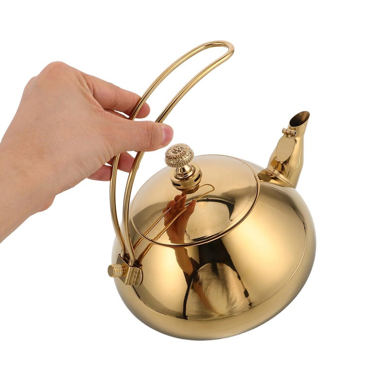 Stainless Steel Tea Kettle with Fine Mesh Filter Fast Heating for Loose Leaf Tea - Image 5