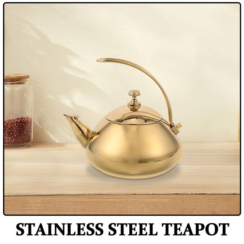 Stainless Steel Tea Kettle with Fine Mesh Filter Fast Heating for Loose Leaf Tea - Image 4