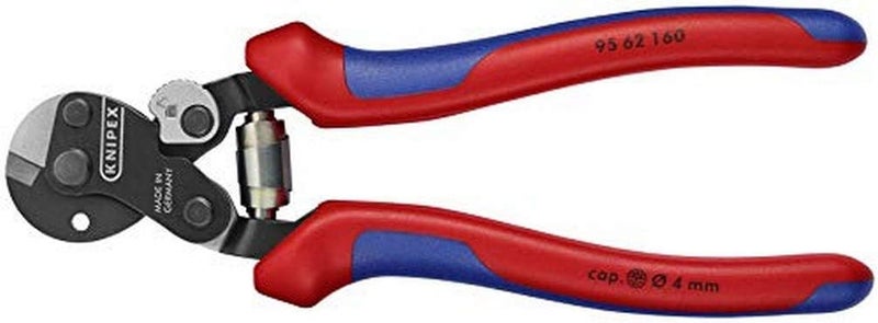 KNIPEX 95 62 160 Wire Rope Cutter with Multi-Component Grips - 160 mm - Image 1