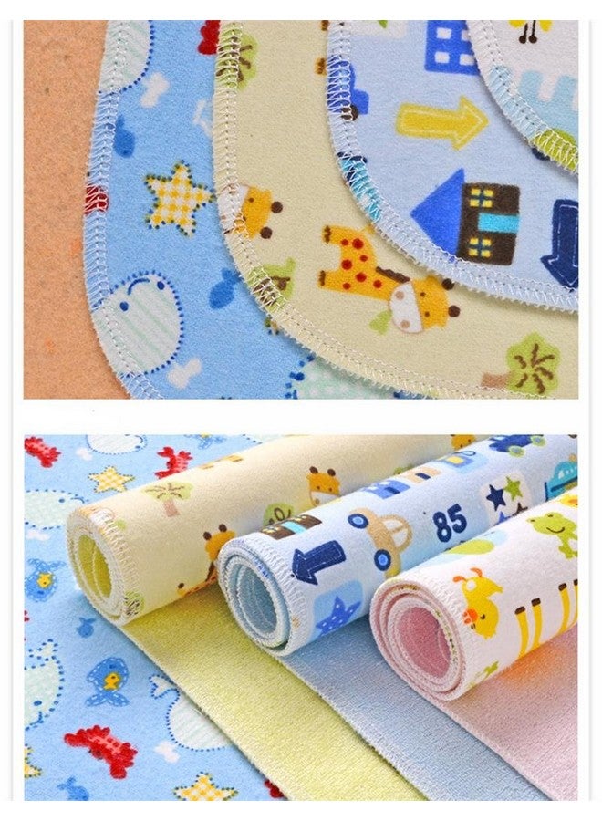 Monvecle 4pcs Pack Baby Infant Waterproof Cotton Changing Pads Washable Resuable Diapers Liners Mats (4pcs Pack-18"x12") - Image 2