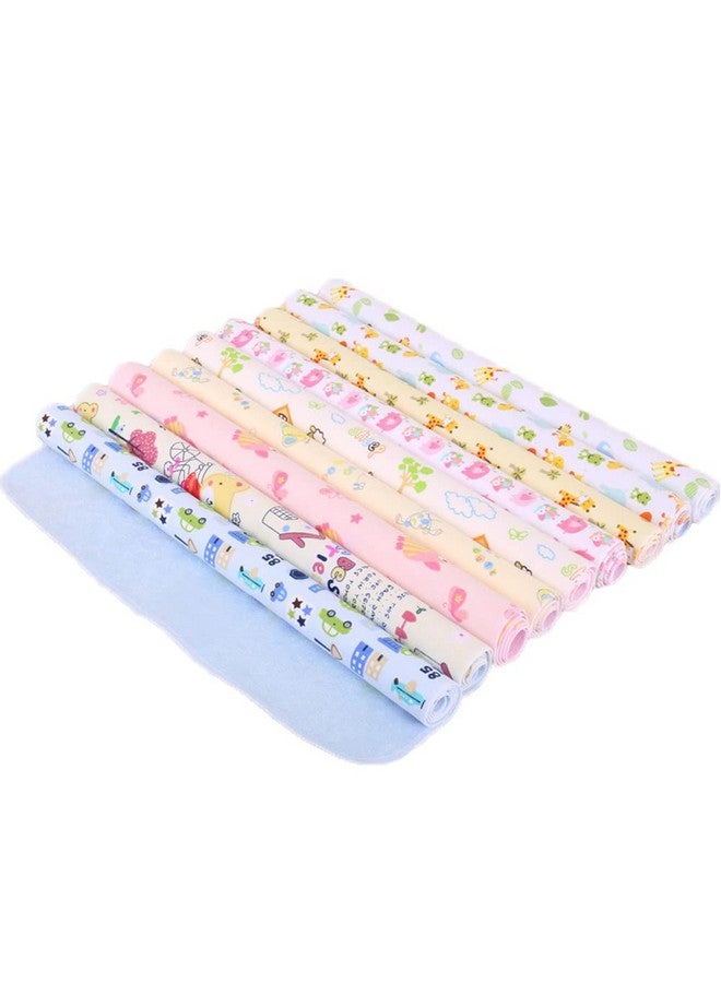 Monvecle 4pcs Pack Baby Infant Waterproof Cotton Changing Pads Washable Resuable Diapers Liners Mats (4pcs Pack-18"x12") - Image 4
