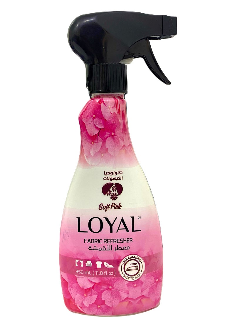 loyal Soft Pink Fabric Refresher - Easy to Iron - Odor Neutralizing - 350 ml - Image 1