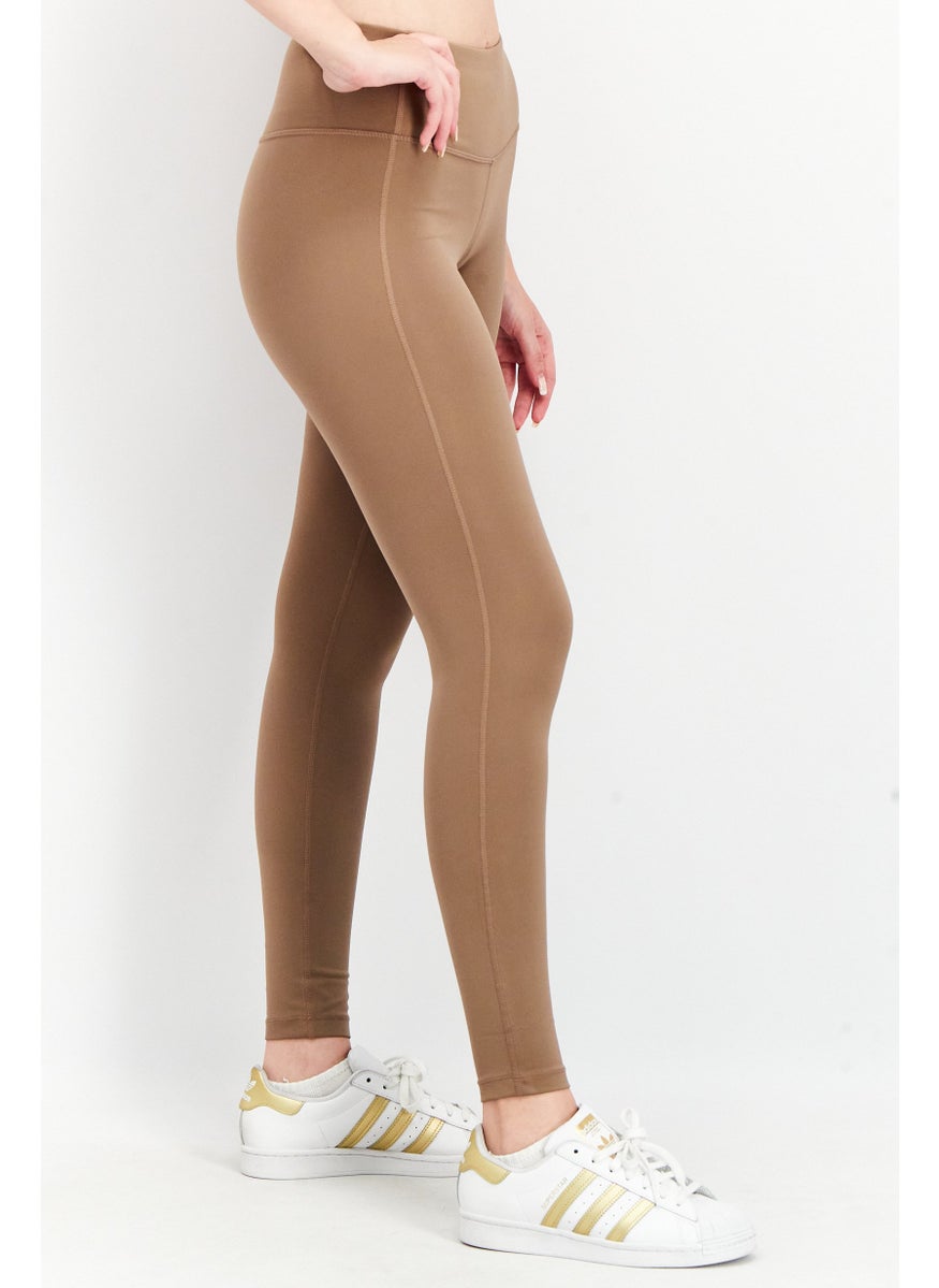 Tchibo Women Sportwear Fit Training Tights, Tan  - Image 2