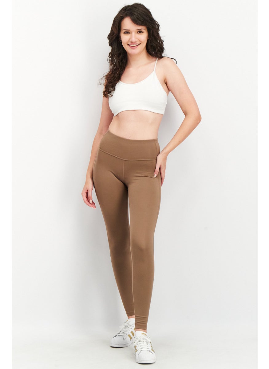 Tchibo Women Sportwear Fit Training Tights, Tan  - Image 4