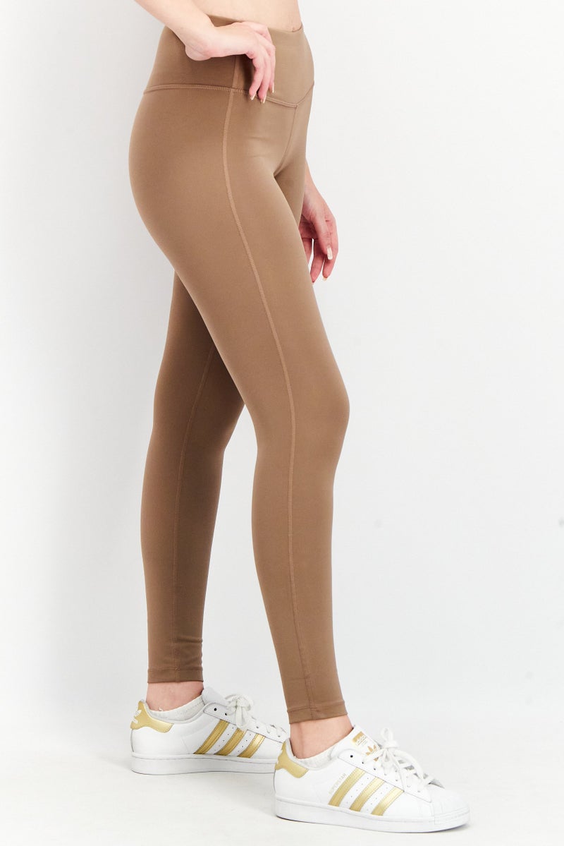 Tchibo Women Sportwear Fit Training Tights, Tan - Image 2