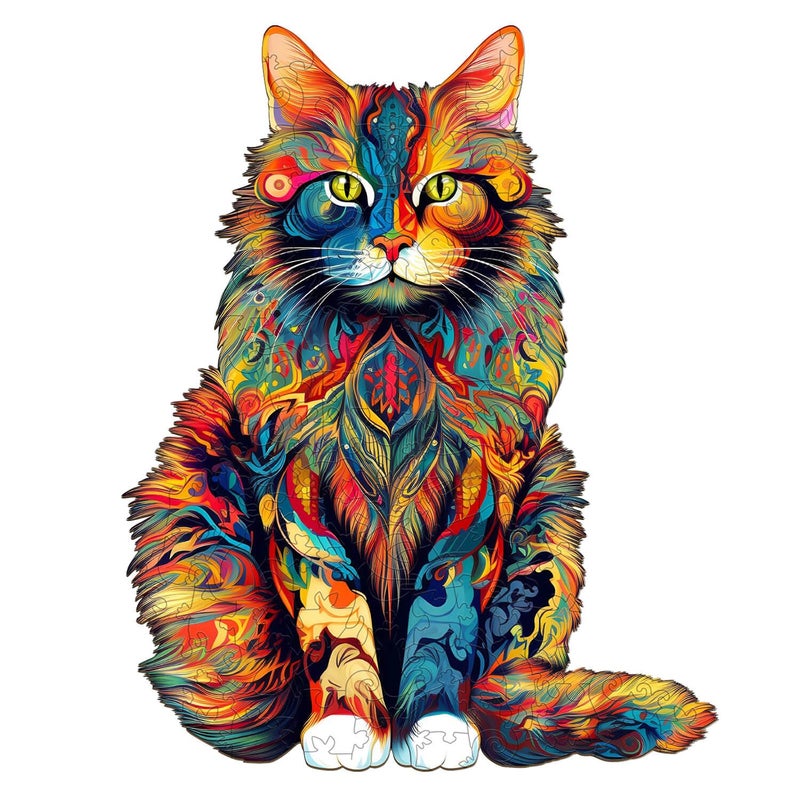 Jigfoxy Wooden Puzzles for Adults Unique Animal Shape Wood Jigsaw Puzzles Gifts for Adults Challenging Jigsaw PuzzleXL236 189in620pcs