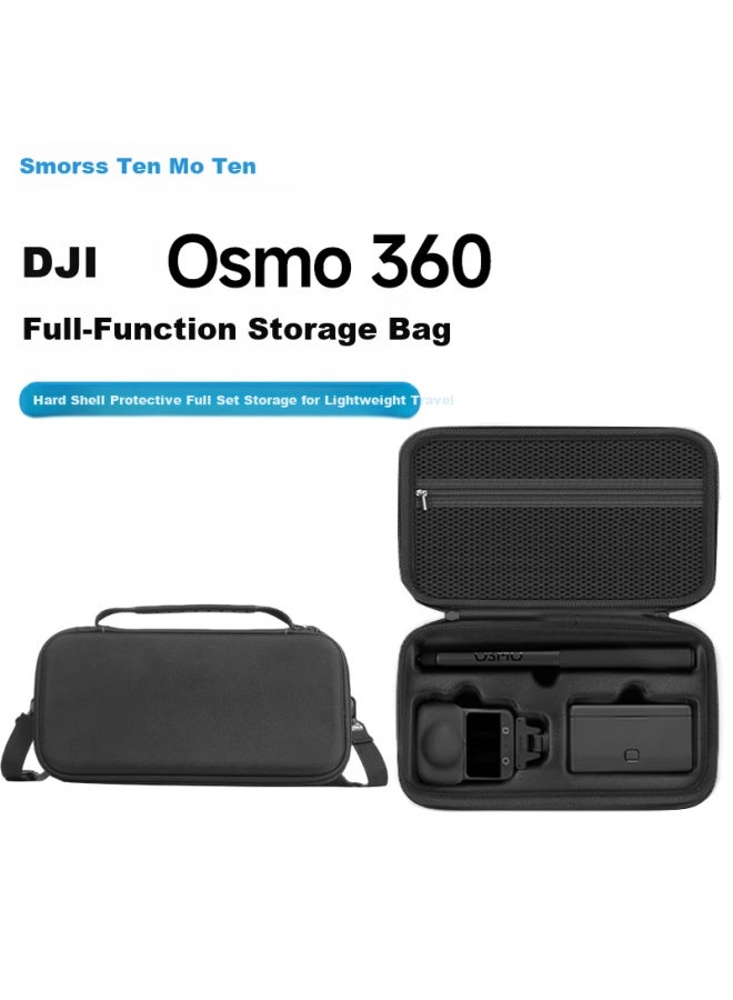 Smorss Hard Case Storage Bag For Osmo 360 Panorama Camera, All-in-one Camera Bag, Metal Cage Protective Frame Accessory Storage Box - Image 1