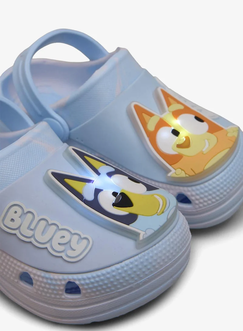 ماتلان Bluey Kids Blue Light Up Clogs