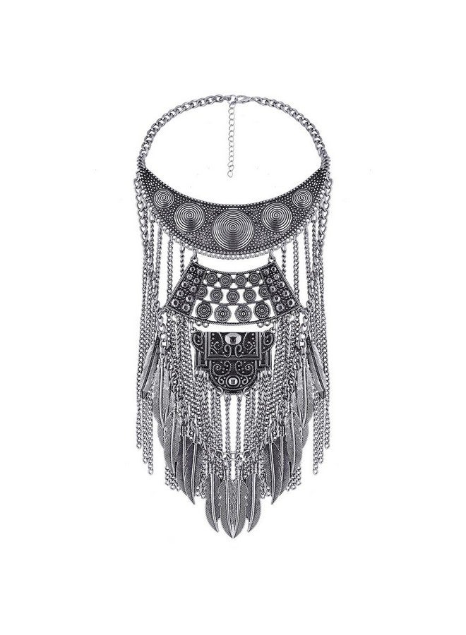 YAZILIND Collar Necklaces Pendants Vintage Maxi Choker Statement Collier Boho Women Jewelry - Image 1