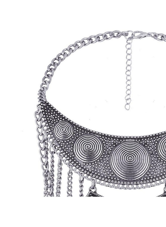 YAZILIND Collar Necklaces Pendants Vintage Maxi Choker Statement Collier Boho Women Jewelry - Image 3