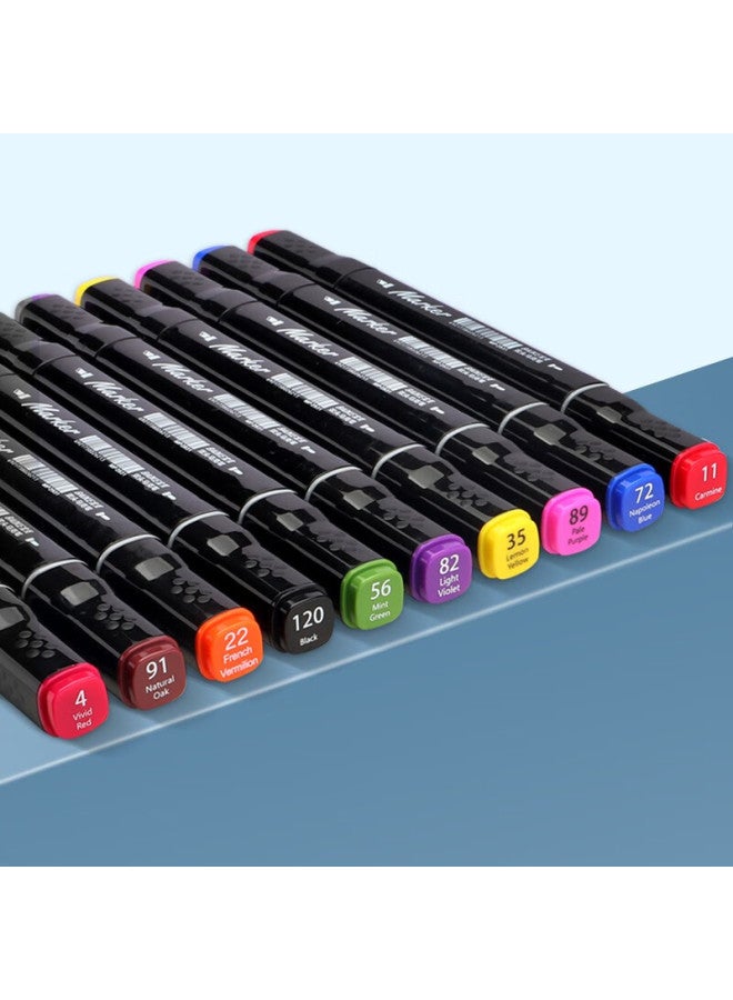 Baoke (Baoke) Mp2931-48 Double-Headed Alcohol Oil-Based Marker Pen For Students, Artists, Children, Drawing, Sketching, And Designing, 48 Colors Set - Image 5