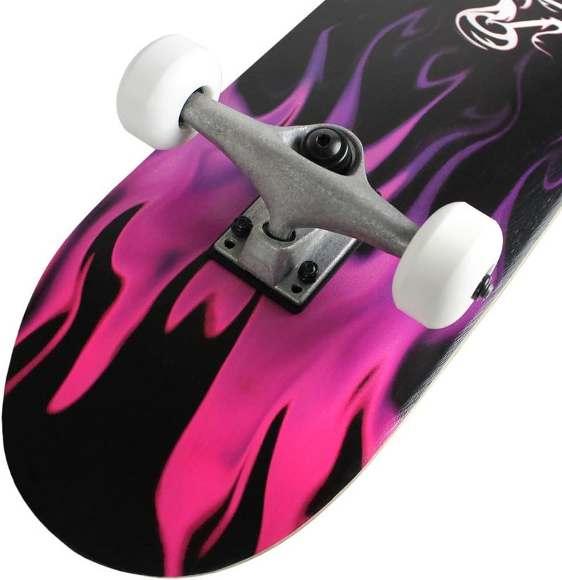 Krown Rooke Complete Skateboard - Pro Style Quality - Maple 7-Ply Deck, Aluminum Trucks, Urethane Wheels, Precision Bearings - The Perfect Beginners First Board - Image 3