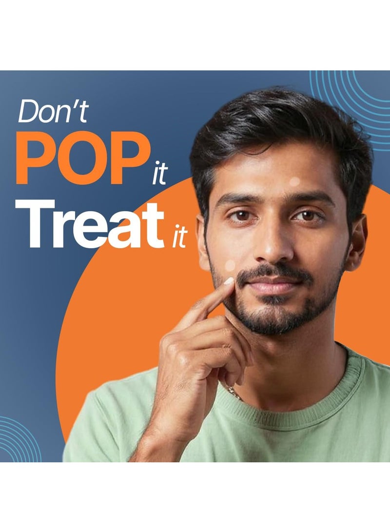 Beardhood Acne Pimple Patch 72 For Active Surface Acne Absorbs Pimple Overnight Reduces Excess Oil For All Skin Types - Image 3