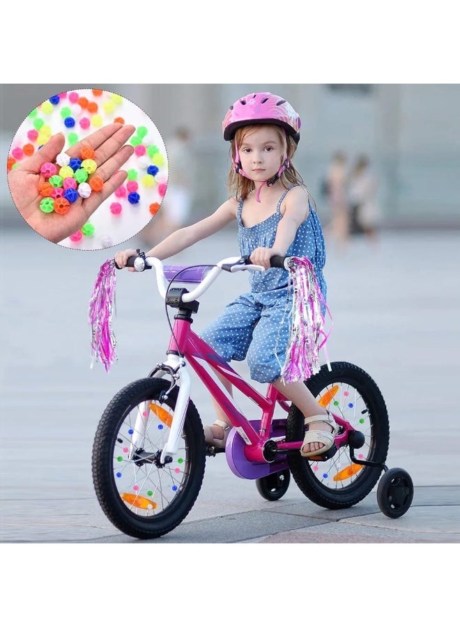 Colorful Bike Wheel Spoke Beads – Fun Bicycle Decoration Accessories for Kids & Adults – Easy to Install - Image 2